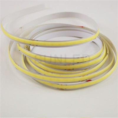 DC COB Flexible Soft Light Strip With Yellow Silicone