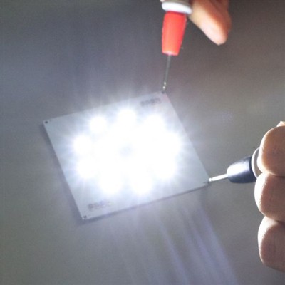 DC LED square light source board