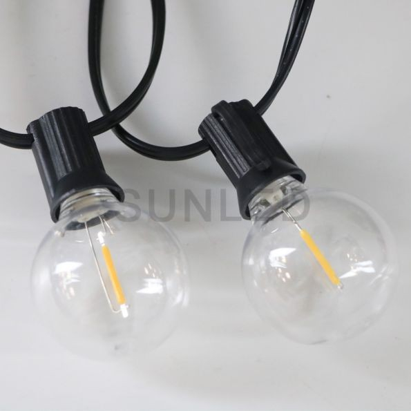 G40 Led Light String 7.5m 25 Blubs Each Group Waterproof Led Light Sting